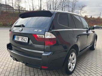 BMW X3 2.0D 4x4 10/2007 ALU, KLIMA, MANUÁL, ČR, NOVÁ STK - 2