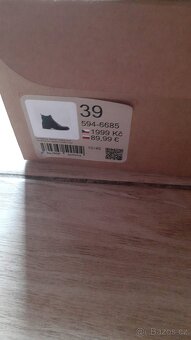 Bata nove boty kvalitni obuv kozene nizke kozacky - 2