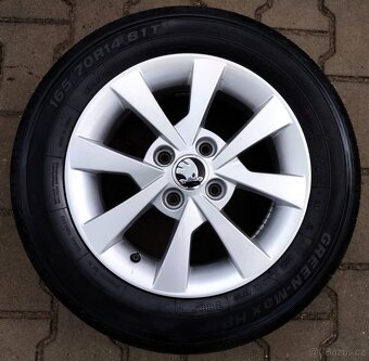 Disky originální Škoda Citigo 4x100 R14 Apus - 2