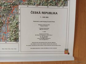 Nástěnná mapa ČR - 2
