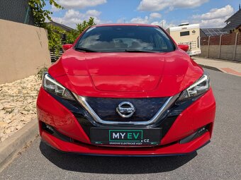 NISSAN LEAF E+ 62kWh, ZÁRUKA, LED, SOH 90%, DPH - 2