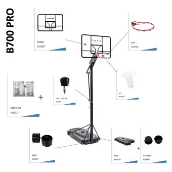 Basketbalový koš TARMAK 700 PRO - 2