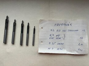 navrtáváky M2 HSS621 M3 M 3,5 M4 ZBROJOVKA - 2