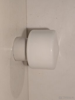 porcelánová lampa, lampička, lustr, bílé stínidlo - 2