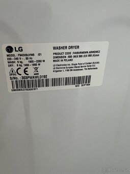 Pračka se sušičkou - LG F94DV5UVW0 - 2