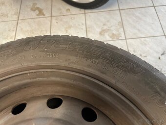 Plechové disky 4x108 + letní pneu - 2