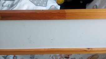 IKEA KURA dětská postel 90x200 cm bílá/borovice - 2