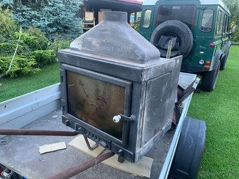 prosklená litinová krbová vložka - 2