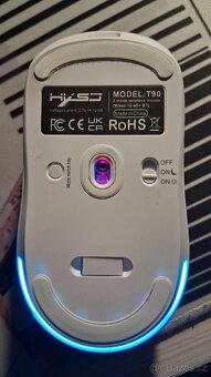 HXSJ T90 – bezdrátová RGB herní myš - 2