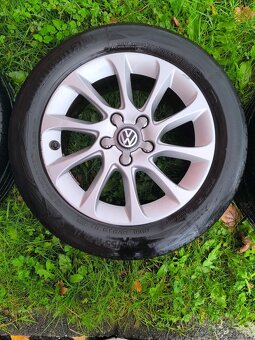 Originální alu disky pro koncern VW 5x112 s letními pneu - 2