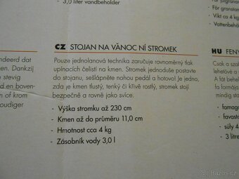Stojánek na vánoční strom KRINNER BASIC-M -použitý-zachovalý - 2