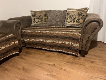 Rustikální sedací souprava - 2