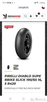 PIRELLI 190/65 r420 - 2
