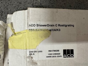 ACO showerdrain C rošt, černá barva 885mm - 2