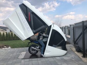 Garáž na motorku , motocykl ,garáž ,přístřešek - 2