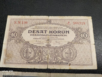 Bankovky Českoslovenko 1.republika 1926 - 1929 - 2