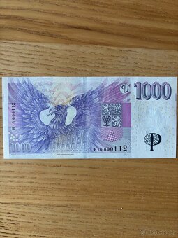 Výroční bankovka 1000kč - 2