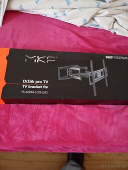 Prodám držák pro TV na zeď úhlopříčkou 146 cm pro televiziz - 2