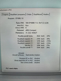 PLC Teco CP-1000 + MR-0104 - 2