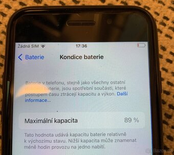iPhone 7, cerny, 128GB, baterie 89% - 2