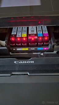 Canon MG7700 na náhr. díly a modrá a černá cartridge 570/571 - 2
