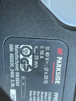 Aku pila parkside PPKSA 40-LI B2 - 2