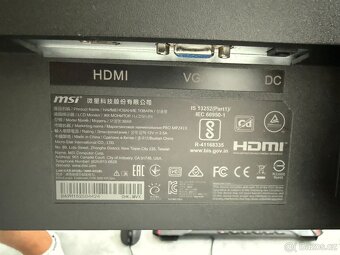 Herní / pracovní PC + monitor MSI – i7-7700K, GTX 970, 16 GB - 2