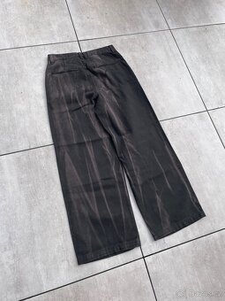 Zara Overdyed Baggy Jeans Black (M) - 2