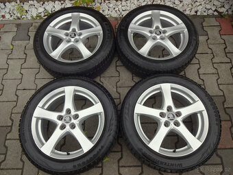 ZÁNOVNÍ ZIMNÍ ALU 17" 5x112 pneu 215/55R17 Superb, Passat - 2
