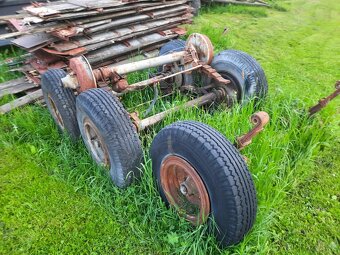 Kompletne kolesá  diely na vlecku prives - 2