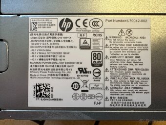 Zdroj HP 180W L70042-002 / HP ProDesk 400 / 600 / 800 / 880 - 2