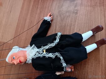 4 staré retro loutky,marionety - 2