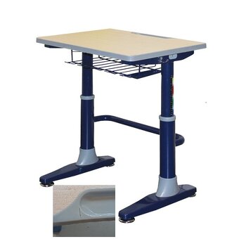 Dětský rostoucí psací stůl tmavě modrý - vada - 2