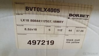 R18 5x112 mm borbet - 2