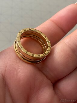Zlatý prsten Bvlgari 18k - 2