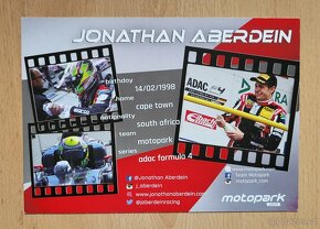 Jonathan Aberdein originální autogram - 2