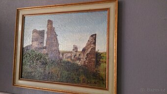 Olejomalba Willibald Schöner Romantický motiv - 2
