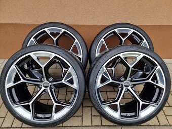 22″ 5×112 AUDI RS6 / RS7 PERFORMANCE BLACK / DIAMOND TURNED - 2