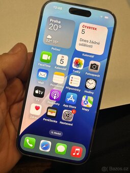 Prodám iPhone 15 PRO 256 GB - top stav - 2