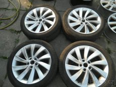 Pegasus Turbine stříb Škoda Superb Octavia R18 5x112 VW Audi - 2