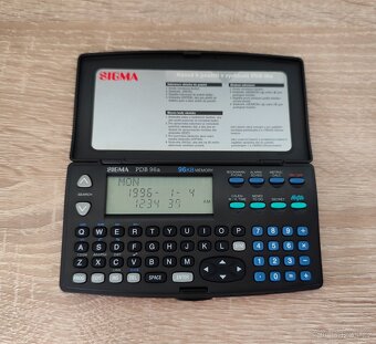 ELEKTRONICKÝ ORGANIZÉR (DATABANKA) SIGMA PDB 96a - 2