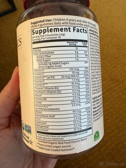 Organické dětské multivitamíny Garden of Life Kids Multi Gum - 2