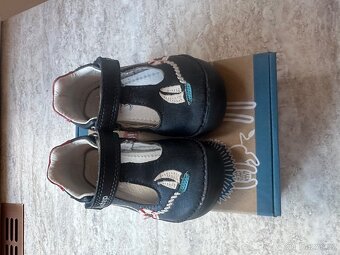 D.D. Step kožené barefoot Royal blue vel. 21 - 2