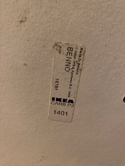 Ikea Benno - bílý TV stolek / knihovnička / - 2