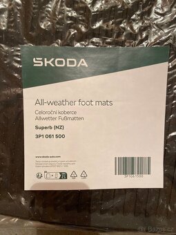 Celoroční koberce Škoda Superb IV. - 2