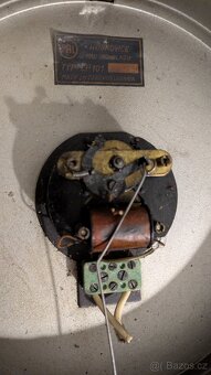 starožitné nástěnné hodiny chromované - 2