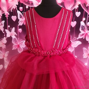 Dětské slavnotní asymetrické šaty - 2