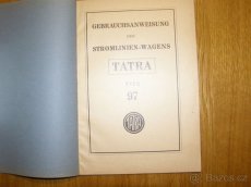 Prodám návod na obsluhu Tatra 97 - 2