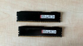 Prodám 2x 4GB RAM DDR4 Kingston HyperX Fury - 2
