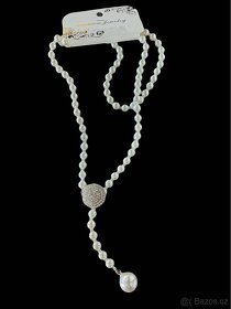 Luxusní perlový náhrdelník - krásný dárek na Vánoce - 2